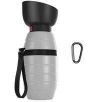 850ML Large Capacity Portable Dog Water Bottle Leakproof Travel Pet Water Dispenser for Outdoor Walking Hiking (GRAY,500ml) pilka spalva