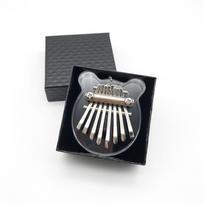 8-Key Transparent Crystal Mini Kalimba Thumb Piano