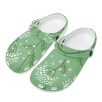 Madingi spausdinti EVA klumpės Suaugusiems Unisex Lengvi Kvėpuojantys Įslystami Laisvalaikio Batai Minkštas Padėklas Vasaros Sandalai Laisvalaikio Vaikščiojimui 36 balta