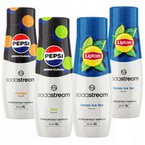 Syropy Sodastream 2X Herbata Ice Tea Lemon + Pepsimax Mango + Pepsimax Lime