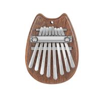 M MBAT Kalimba 8 Key Thumb Piano C Key Owl Portable Solid Wood Kalimba Keyboard Musical Instrument Kids/Beginner Thumb Piano