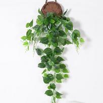 Epipremnum Aureum Žalias Augalas Lapas Sienos Pakabukas Su Šilko Gėlių Medžiaga Namų Dekoro Ir Vestuvių Dekoravimui Green Plant