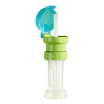 Portable Anti-Choking Straw Lid Detachable Drink Adapter For Cycling žalia