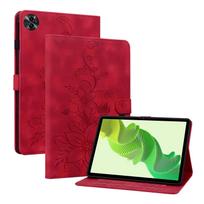 Leather Case For Realme Pad 2 11.5 2025 Pad Mini 8.7 Case OPPO Pad Mini 8.8 SE Air 10.36 Realme Pad 10.4 X Print Tablet Cover Oppo Pad Mnini 8.8 raudona