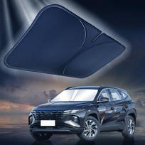 Hyundai Tucson Automobilio Priekinio Stiklo Saulės Gaubtas Blokuoja Atšvaitą Automobilio Langų Vėdinimo Deflektorius Shield Dangtelis Sulankstomas Skėtis 1 Vnt. juoda