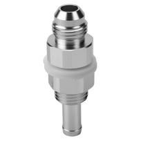Innovative 6AN Male Flare Bulkhead To 5/16 Inch Hose Barb Adapter Fitting Aluminum Flare Connector Fluid Designed For Car SUV sidabras