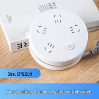 Retractable Round Power Strip with USB 220V
