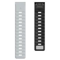 Magnetic Watch Band For Garmin Fenix 8 47mm 51mm E 7 7X 6 6X 5 5X/Epix Pro/Enduro 3 QuickFit 22mm 26mm Silicone Sport Strap Bracelet QuickFit 22mm pilka