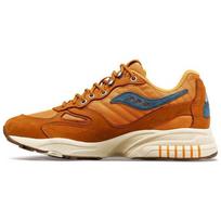 Saucony 3D Grid Hurricane Endless Knot Men Sneakers Brown Rust S70742-1 43