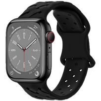 Sport Braided Silicone Strap For Apple Watch Band 44mm 40mm 45mm 49mm 46mm Breathable bracelet iwatch series 10 9 7 8 se ultra 2 38 40 41 S10-42mm