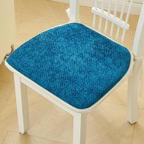 Universal Chenille Non-slip Seat Cushion for All Seasons - Washable Dining or Classroom Chair Cushion for Long Sitting 40X40cm (Square)