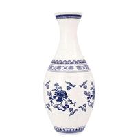 3D Puzzle Vase DIY Ornament Toy Blue And Porcelain Puzzle Insert Board Flower Arrangement Decoration Children's Gift Toy One Size
