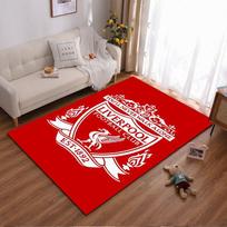 Liverpool futbolo klubo logotipas Raudonasis kilimas You’ll Never Walk Alone stilius Tinka naudoti kaip neslystanti danga svetainės miegamojo sofoms 40x60cm( 15x23in )