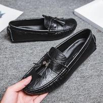 Sub 22 new Doudou shoes leather small size British style soft sole casual sailing shoes 38