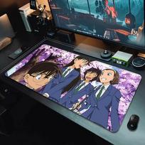 Cute anime Detective Conan Mousepad HD Printing Computer Gamers Locking Edge Nonslip Mouse Pad XXLxcm Keyboard PC Desk Pad 300x800x2mm