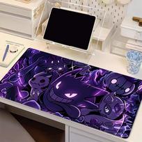 Hot Anime Mouse Pad Pokemon Gengar Gamer Gaming Accessories Varmilo Keyboard Pad Computer Desk Mat Rubber Mousepad Desktop Decor 800x300x2MM