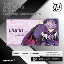 New Genshin Impact Desk Mat Anime Gaming Cool Durin Flins Gaming Mouse Pad Lock Edge Playmat Office Keyboard Mousepad 800x400x2mm