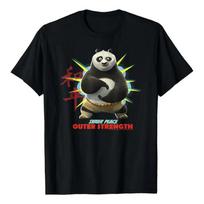 Camiseta Con Retrato De Kung Fu Panda Po Inner Peace Out Str S įvairiaspalvis