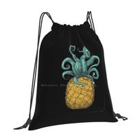 School Bag Big Capacity Backpack Laptop Pineapple Octopus Pineapple Octopus Pineapple Octopus Pineapple Octopus Pineapple OneSize