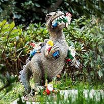 Dinozaurą valgantys nykštukai Statulėlės Sodo nykštukas Dinozaurų statulėlės Rankdarbis Atsparus oro sąlygoms Kūrybingas Juokingas Lauko dekoras China Mainland