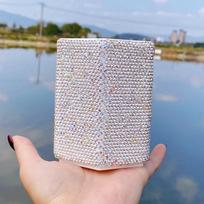 Luxury Rhinestone Hexagonal Pen & Makeup Brush Holder