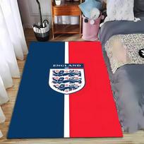England Flag Carpet with Three Lions Emblem for Home Decor  Suitable for use as an anti-slip for living room bedroom sofas 40x60cm( 15x23in )