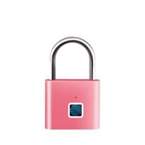 USB Charging Fingerprint Lock Waterproof Electronic Door Lock Portable Smart Padlock  Home Style H