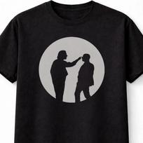 Bottom TV Show Silhouette T Shirt Rik and Eddie Comedy Tee Unisex S5XL S