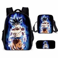 Dragon Ball Z Backpack Cartoon Oxford Fabric School Bag With Breathable Straps For Middle School Students StyleA
