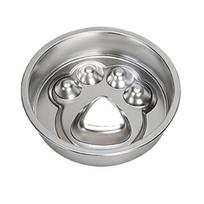 Stainless Steel Slow Feeder Dog Bowl Anti-Choking Anti-tip Non-slip Slow Eating Pet Feeding Bowl for Small Medium Breed Dogs Cats Size#17