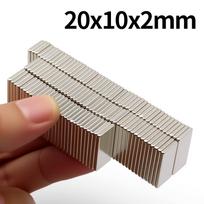 Super Powerful Block Neodymium Magnet With double-sided adhesive Magnet N35 Strong Permanent Magnetic imanes Fridge Magnet (as the picture,10piece)