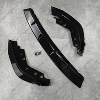 3PCS Front Bumper Lip Spoiler Splitter for BMW 3 Series G20 G21 G28 M Pack Sedan/Touring 2019-2022 Diffuser Cover Car Bodykits Gloss Black