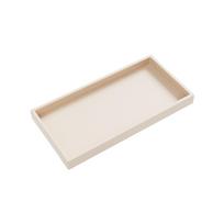 Silicone Tray For Bathroom Countertops Hand Sanitizer Shampoo Storage Tray Jewelry Display Tray For Decorative Storage (Beige,20X10CM) smėlis