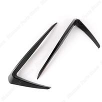 Front Bumper Canard Fins Flare Mods Splitter Lip Spoiler For Golf MK6 MK7 GTI GTD 2012-2017 Razor Style Canards Custom Body Kit 2Pc MK7 GTI GTD Up
