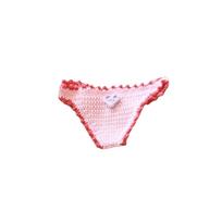 Handmade Crochet Novelty Underwear Shaped Bookmark Unique Page Holder for Books and Journals Durable Yarn Craft Reading Accessory One Size
