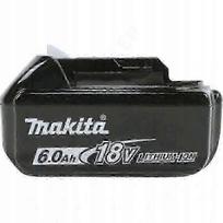 Makita LXT BL1860B 18V 6.0Ah ličio jonų akumuliatorius elektriniams įrankiams.