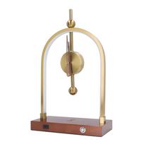 Modern LED Desk Lamp with Clock & Wireless Charger, EU Plug