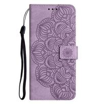 Leather Case For Samsung Galaxy A14 A04 A54 A34 A13 A23 A33 A53 A73 A03s F23 M40s 5g Cases Mandala Flip Wallet Cover Card Holder Samsung M40S 4G violetinė