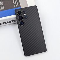 Samsung S25 Ultra S24 Ultra S23U 0,35 mm itin plonas 3D mikro matinio paviršiaus kietas telefono dėklas, skirtas Galaxy S25/S25 Plus S24 S23, atsparus pirštų atspaudams ir įbrėžimams Samsung S23 Ultra juoda