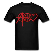 Anarchy Peace Love Anonymous Revolution Revolt Anon T shirt tee XL