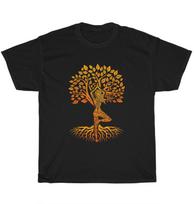 Life Tree Woman Yoga Chakra Haka Yoga Mindfulness Spiritual T-Shirt Unisex Gift L