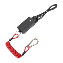 Trailer Breakaway Switch with 4ft Coiled Cable Safer Towing High Temp Resistance for RV Camper Trailer