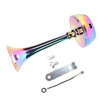 Colorful Air Horn Trumpet Pump Pipe for Car Truck Train Boat Metal 12V