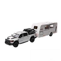1/32 DODGE Mammoth 1000 TRX Camping RV Car Off Road Vehicle Alloy Diecast Model Car Miniature Mini GT Collections Hobby Birthday balta