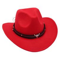 Children'S Performance Tibetan Hat Dance Western Cowboy Top Hat Niu Tou Edge Sun Hat Parent-Child Trip kids average (52-54cm)