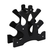 6 Grid Dumbbell Weight Rack 3 Tier Fitness Equipment Rack Practical Dumbbell Holder  Home Gym juoda