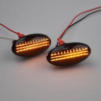 TOYOTA Aygo AB10 AB40 ProAce Verso Dynamic LED šoniniam posūkiui Blinker nuoseklus posūkio signalo indikatoriaus šviesos signalo lempa brown