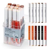for Copic Too Sketch Portrait Refillable Illustration Marker Made in Japan [Perfect portraits] Set, Ink, Multi-color Markers, Pens,