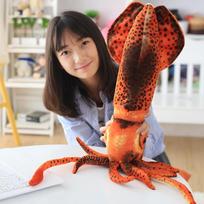 60cm Simulation Squid Octopus Plush Stuffed Playthings Humorous imprint sea animals toy Xmas Present designed for Women Children Children 60cm