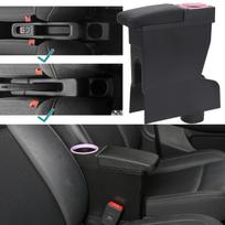 Skirta Leapmotor T03 porankių dėžutei Skirta Leapmotor T03 automobilio porankiui 2021-2026 Centrinė daiktadėžė Puodelio laikiklis Automobilio priedai Dalys Fandom circle